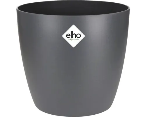 Blumentopf Elho Brussels Kunststoff Ø 22 cm H 20,5 cm anthrazit