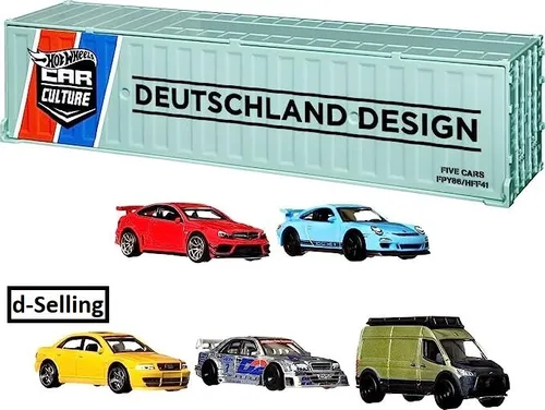 Hot Wheels Premium Car Culture Deutschland Design | 5 Modelle | 1:64 | NEU + OVP