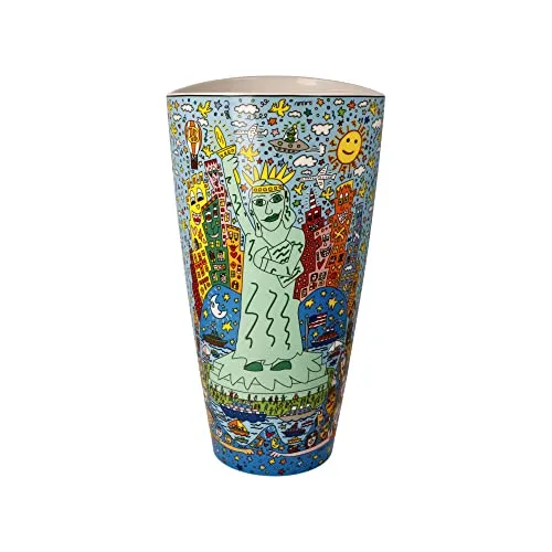 Vase James Rizzi The Big Apple is Big on Liberty - Pop Art
