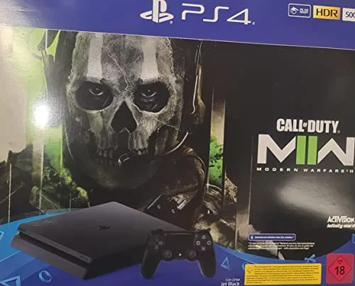 Sony Playstation 4 500GB + Call of Duty: Modern Warfare 2 - Konsolen, inklusive beliebtem Spiel für actionreiche Gaming-Erlebnisse und Online-Multiplayer-Spaß.