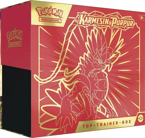 Pokemon Karmesin & Purpur - Karmesin Top Trainer Box - Deutsch