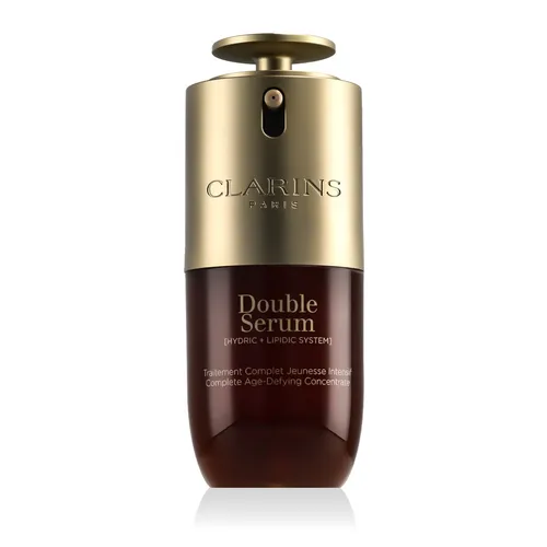 CLARINS Double Serum 30 ml – Anti-Aging Pflege - Sonstige Gesichtspflegeartikel mit 22 Pflanzenextrakten und Epi-Ageing Defence Technology zur Bekämpfung der Hautalterung und Stärkung der Hautresistenz.