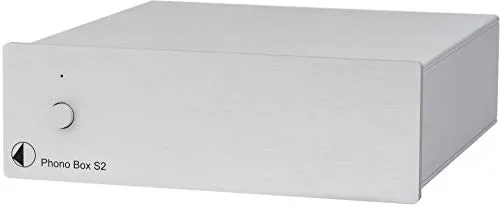 Pro-Ject Phono Box S2, „Best Buy“ MM/MC Phono Vorverstärker (Silber)