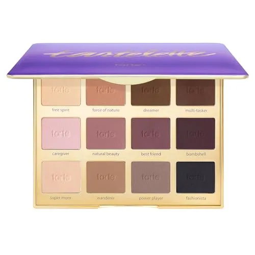 Tarte - Tartelette Amazonian Clay Matte Palette - Lidschattenpalette mit 12 kühlen, mattierenden Farbtönen, angereichert mit Amazonas-Tonerde für langanhaltende Looks – ideal für kreative Augen-Make-ups.