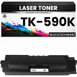 XXL Toner Kits kompatibel für Kyocera TK-590K - Hochwertige XXL Toner Kits in Schwarz, kompatibel mit Kyocera Druckern. Ideal für Büro und Homeoffice, bieten sie eine kostengünstige Lösung mit zuverlässiger Druckqualität und einer Reichweite von bis zu 7000 Seiten.