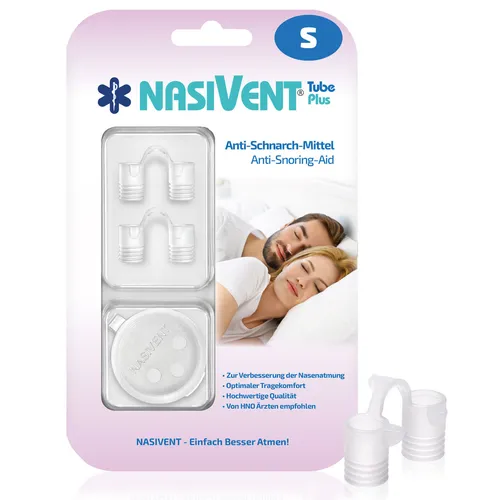 NASIVENT Tube Plus Gr.S - 2 St. - Arzneimittel für effektive Nasenbelüftung, ideal bei Atembeschwerden. Günstig und diskret bei Fliegende-Pillen.de erhältlich.