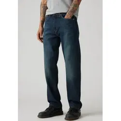 Levi's® Straight-Jeans 505 REGULAR blau 34 - Bequeme Straight-Jeans für den Alltag, aus atmungsaktivem und elastischem Material. Ideal für einen lässigen Look mit praktischen Taschen und Gürtelschlaufen.