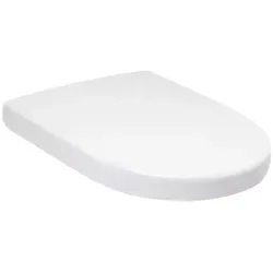 Subway WC-Sitz mit Quick Release und Soft Close, weiß - Villeroy & Boch WC-Sitz, leicht abnehmbar für einfache Reinigung und geräuschloses Schließen.