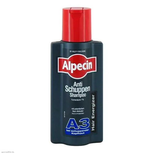 Alpecin Anti-Schuppen Shampoo A3 250 ml - Effektives Shampoo für schuppende Kopfhaut. Reinigt gründlich und unterstützt die Hautbarriere. Ideal für die tägliche Pflege und zur Vorbeugung von Schuppenbildung.