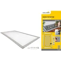 Schellenberg Lichtschachtabdeckung mit Alu-Rahmen 55 x 110 cm - Praktische Lichtschachtabdeckung für saubere Licht- und Kellerschächte. Trittfest, witterungsbeständig und mit Nagerschutz, ideal gegen Schmutz, Laub und Ungeziefer.