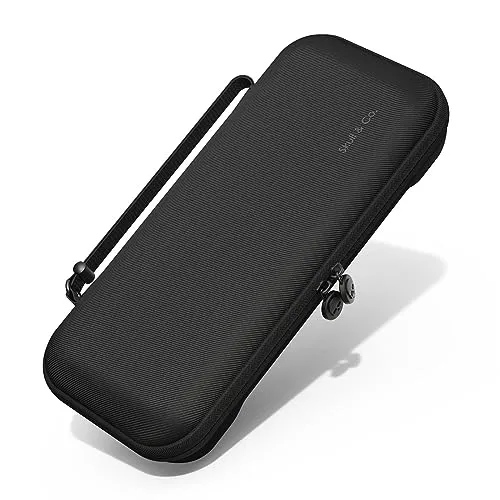 Skull & Co. Every Day Slim Carrying Case for Steam Deck and Steam Deck OLED: Protective Travel Case Portable Hard Shell Case for GripCase SD - Black