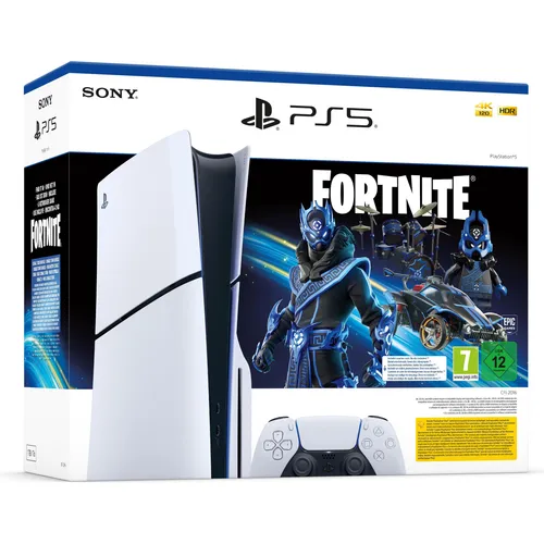 Sony PlayStation 5 Slim Disk Edition - Fortnite Cobalt Star Bundle (1000045157)