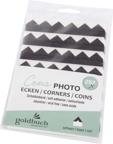 Goldbuch Fotoecken netto Crea schwarz Fotoecken