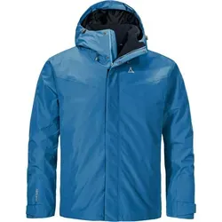 Schöffel 3in1 Jacket Style Okere Men 58 - Blau - Funktionsjacke für jedes Wetter mit wasserdichtem Venturi®-Material, kombinierbar mit wärmender Fleece-Innenjacke für ganzjährige Nutzung.