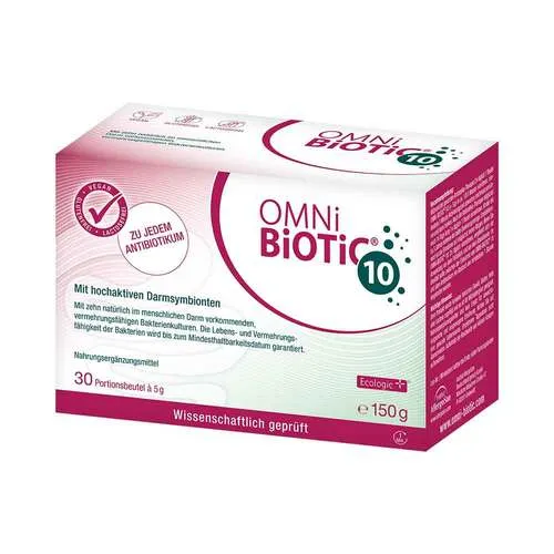 OMNi-BiOTiC 10 30X5 g - Pulver zur Unterstützung der Verdauung, rezeptfrei und von INSTITUT ALLERGOSAN Deutschland