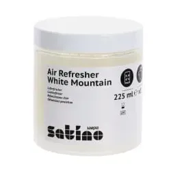 Satino Lufterfrischer Gel White Mountain, 6 Stück à 225 ml - Das Satino Lufterfrischer Gel sorgt für langanhaltende Frische und neutralisiert Gerüche in Waschräumen – ganz ohne Strom. Ideal in Kombination mit dem AR1-Spender, wirkt es bis zu 8 Wochen.