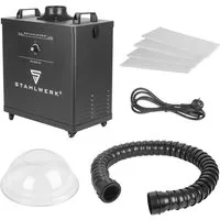 STAHLWERK Rauchabsaugung FE-300 ST - Effektive 300W Absauganlage für die Rauch- und Dämpfabführung beim Löten und Schweißen. Mit 3-fach-Filter-System und 99,97% Filtereffizienz sorgt sie für saubere Luft und leisen Betrieb unter 60 dB.