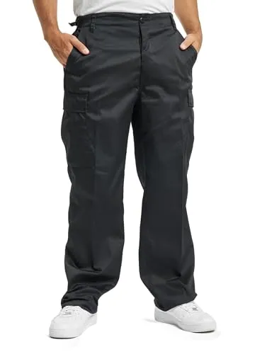 US Ranger Hose Schwarz - Cargohose für Herren - Wanderhose aus Baumwollmischung mit Cargo-Taschen, komfortabel und schmutzabweisend, ideal für Outdoor-Aktivitäten in jeder Jahreszeit.