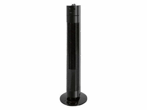 Clatronic Tower-Ventilator TVL 3770S - Oszillierender Standventilator in Weiß, platzsparend und besonders leise, ideal für eine angenehme Raumklima mit Timer-Funktion.