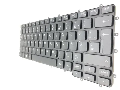 T-ProTek DEUTSCHE - Schwarz Tastatur Keyboard Beleuchtung kompatibel für Dell Latitude 5400 TJ1DW
