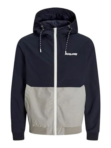 Jack & Jones Blouson JJERUSH HOOD BOMBER NOOS mit Logo Schriftzug - Funktionsjacken, modischer Blouson mit pflegeleichtem Material, ideal für sportliche Aktivitäten und lässige Outfits.
