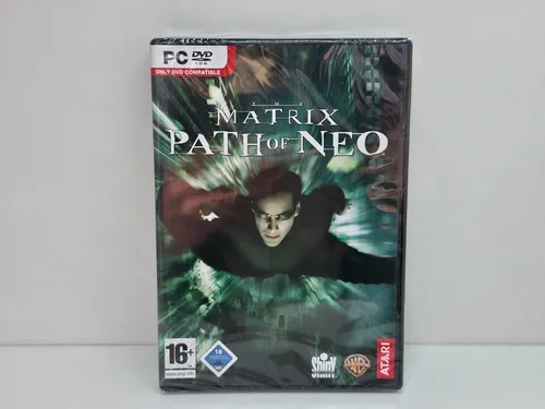 Matrix Path of Neo PC Neu Sealed - Action-Adventure Spiel für PC, erlebe die Welt von The Matrix in atemberaubender Grafik, ideal für Fans der Filmreihe und Gaming-Enthusiasten.