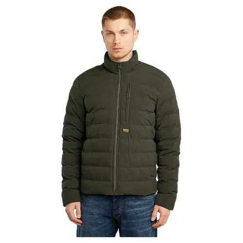 G-STAR Foundation Liner Jacket - Funktionsjacke mit Stehkragen und Reißverschluss, ausgestattet mit praktischen Taschen und elastischen Ärmelbündchen für perfekten Tragekomfort.