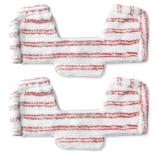 Polti Kit 2 Abwaschbare Putztücher für Parkett - Praktisches Zubehör für die Modelle Unico MCV20, MCV50, MCV70, MCV80 und MCV85. Ideal für gründliche Reinigung und Pflege von Parkettböden.