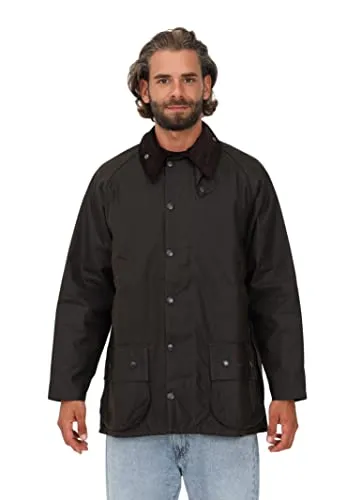 Barbour Herren Jacke Beaufort - Olivgrün - Medium - Funktionsjacke mit dornfestem Wachs, 2 großen Balgtaschen und Belüftungsöffnungen. Ideal für Outdoor-Aktivitäten und wechselhaftes Wetter.