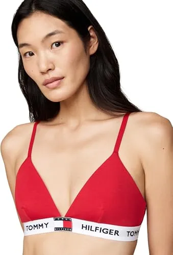 Tommy Hilfiger Rp Triangle (EXT. Size) Triangel (Bikinioberteil) Damen, Rot (Primary Red), L
