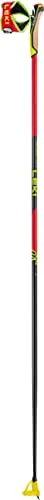 Leki PRC 750 Trainingsstock - 155 cm in Bright Red/Neonyellow/Black - Ski Stock aus Carbon mit Nordic Shark Griff-System für optimale Kontrolle und Kraftübertragung. Ideal für präzises Training und schnelle Bewegungen.