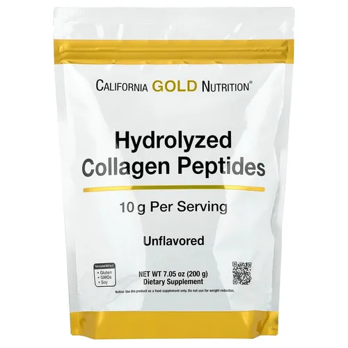 California Gold Nutrition, hydrolysierte Kollagenpeptide, Typ I und III, 200 g