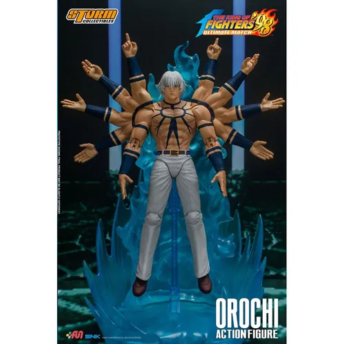 Storm Collectibles Orochi Hakkesshu - The King of Fighters 98 UM - Detailreiche Actionfigur aus der beliebten Spielreihe, ideal für Sammler und Fans, mit beweglichen Gelenken und authentischen Details.