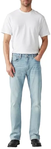 Levi's® Bootcut-Jeans 527 SLIM BOOT CUT - Cleaner Waschung Blau 36 - Herren-Shorts aus 99% Baumwolle mit Stretch für optimalen Tragekomfort, in cleaner Waschung für einen modernen Look, ideal für lässige Outfits.