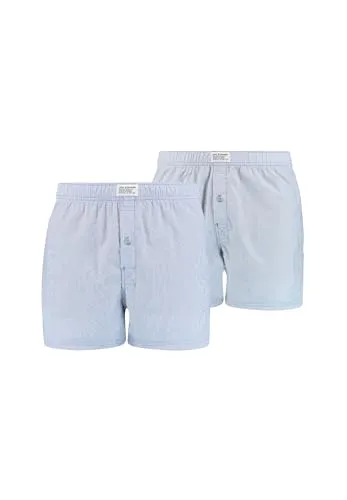 Levi's Herren Boxer Underwear, Blue, XL - Herren-Boxershorts aus Premium-Baumwolle mit elastischem Levi’s Branding-Bund für bequemen Komfort und optimale Passform, ideal für den täglichen Gebrauch.