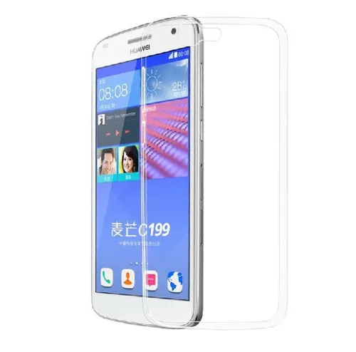 Huawei Ascend G7 Hülle Transparent Silikon Case durchsichtige Handyhülle