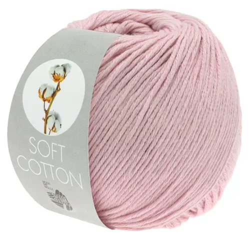 LANA GROSSA SOFT COTTON Häkelwolle, 140 m (weiches, vielseitiges Garn für höchsten Tragekomfort), 50 g