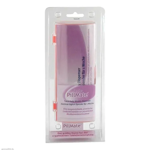 Tablettendose Etui 1 Woche mit 14 Fächern - Arzneimittel - Praktische Tablettendose für eine Woche mit 14 Fächern, ideal für die tägliche Medikamentenorganisation.