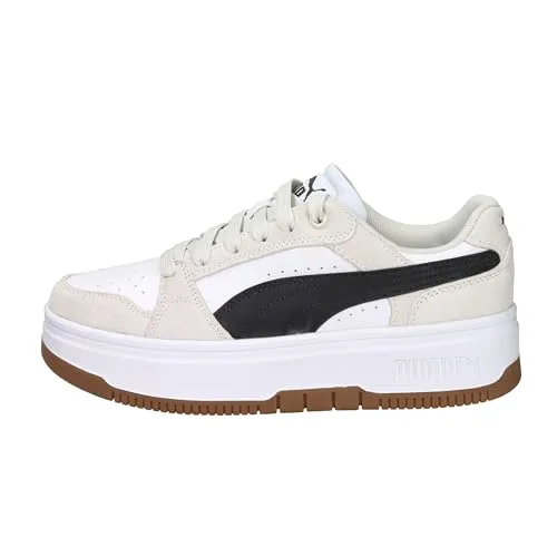 PUMA Rebound Femme Low Suede Sneakers Damen - Stylische Low-Cut Sneakers im 80er-Jahre Basketball-Look, bieten perfekten Komfort und sind ein Must-Have für jede Sneakersammlung.