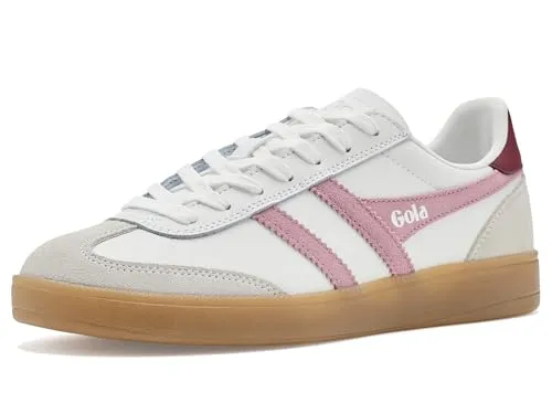 Gola Unisex Viper Leather Sneaker - Stylisher Komfort in Weiß/Schwarz/Gummi, 45 EU - Herren-Sneaker mit hochwertigem Leder-Obermaterial für einen sportlichen Look und optimalen Tragekomfort.
