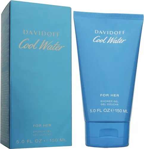Davidoff Cool Water Woman Duschgel 150 ml - Körperpflege: Parfümiertes Duschgel, das Ihre Haut reinigt und gleichzeitig mit dem frischen Duft der Cool Water Kollektion umhüllt. Verwöhnen Sie Ihre Sinne und machen Sie das Duschen zu einem täglichen Ritual.
