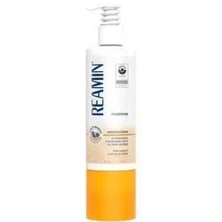 Reamin Handschutzcreme Spender 300 ml - Handcreme für Friseure mit natürlichem Bienenwachs, zieht schnell ein und schützt Haut und Nägel. Ideal als Konturenschutz für Dauerwellen, DGUV zertifiziert.