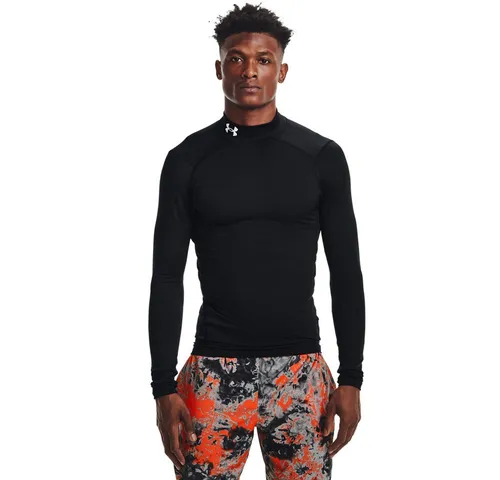 Under Armour CG Armour Comp Mock 3XL - Herren Laufshirt - Langarm Baselayer für Herren, bietet Wärme und Trockenheit mit 4-Wege-Stretch für optimale Bewegungsfreiheit und strategische Belüftung.