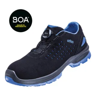 Atlas Halbschuh SL 9405 XP BOA S1P - Weite 12, Größe 37 - Arbeits- & Schutzkleidung mit durchtritthemmender XP® Technologie für optimalen Fußschutz und hervorragenden Tragekomfort dank luftdurchlässigem, wasserabweisendem Obermaterial.