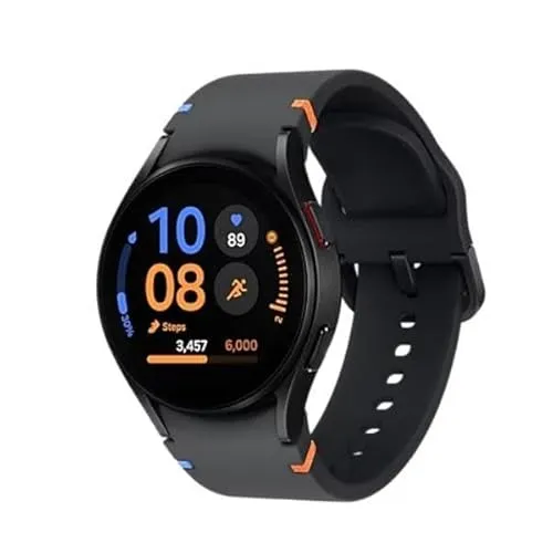 Samsung R861 Galaxy Watch FE, 40mm, Schwarz - Moderne Smartwatch für Fitness und Alltag. Verfolgt zahlreiche Sportarten und motiviert mit individuell anpassbaren Zielen. Leichtes Design – ideal für Training, Büro und Freizeit.