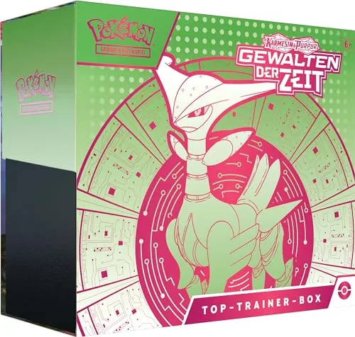 •••NEU•••✅ Pokemon Top Trainer Box | Holo Eisenblatt | deutsch | 9 Boosterpacks