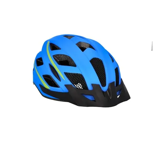 FISCHER Fahrradhelm Urban Montis - Blau, Größe L/XL - Der FISCHER Urban Montis Fahrradhelm bietet optimale Passform dank verstellbarem Innenring-System und hervorragende Belüftung durch 20 Lufteinlässe. Ideal für sicheres Radfahren und angenehmen Tragekomfort.