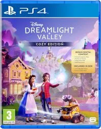 Disney Dreamlight Valley Cozy Edition - PS4 [EU Version] - Entdecke das magische Disney Dreamlight Valley! Diese Edition bietet exklusive Outfits, digitale Inhalte und einzigartige Ingame-Gegenstände für unvergessliche Abenteuer mit Disney-Charakteren.