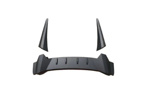 OMAC Heckstoßstange 2016-2021 Honda Civic X Limo Type-R Heckspoiler, 3-St., Aerodynamik, Leichtbau,Rostbeständig UV- & witterungsbeständig