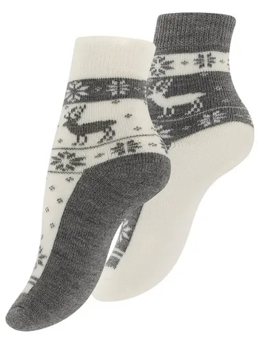 Yenita® Socken mit Innenfutter, Vollfrottee (4-Paar)